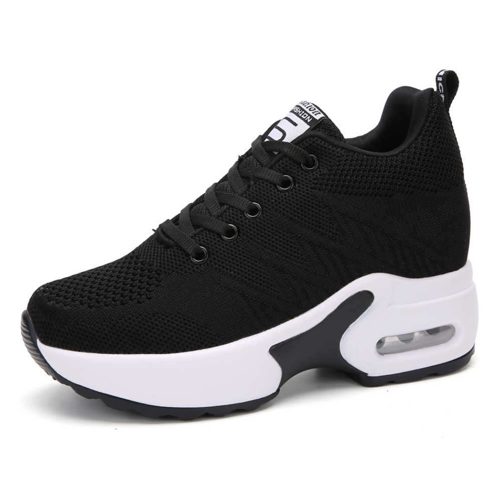 Fashion Playform Height Increasing Womens Loafer Vulcanize Sneakers Woman Luxury Ladies Shoes Sports Luxury Brand Wide Fit Gym