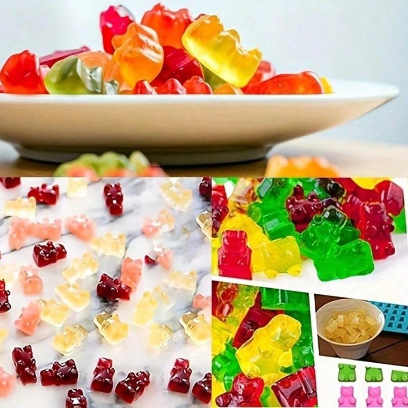 Silicone Gummy Bear Candy Mold, Non Stick Chocolate Gummy Candy Mold, Used for Gummy Chocolate Jelly Cookies