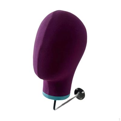 Wall Mount Mannequin Head 21inch Wig Holder Rack for Cap Salon Headdress Hats