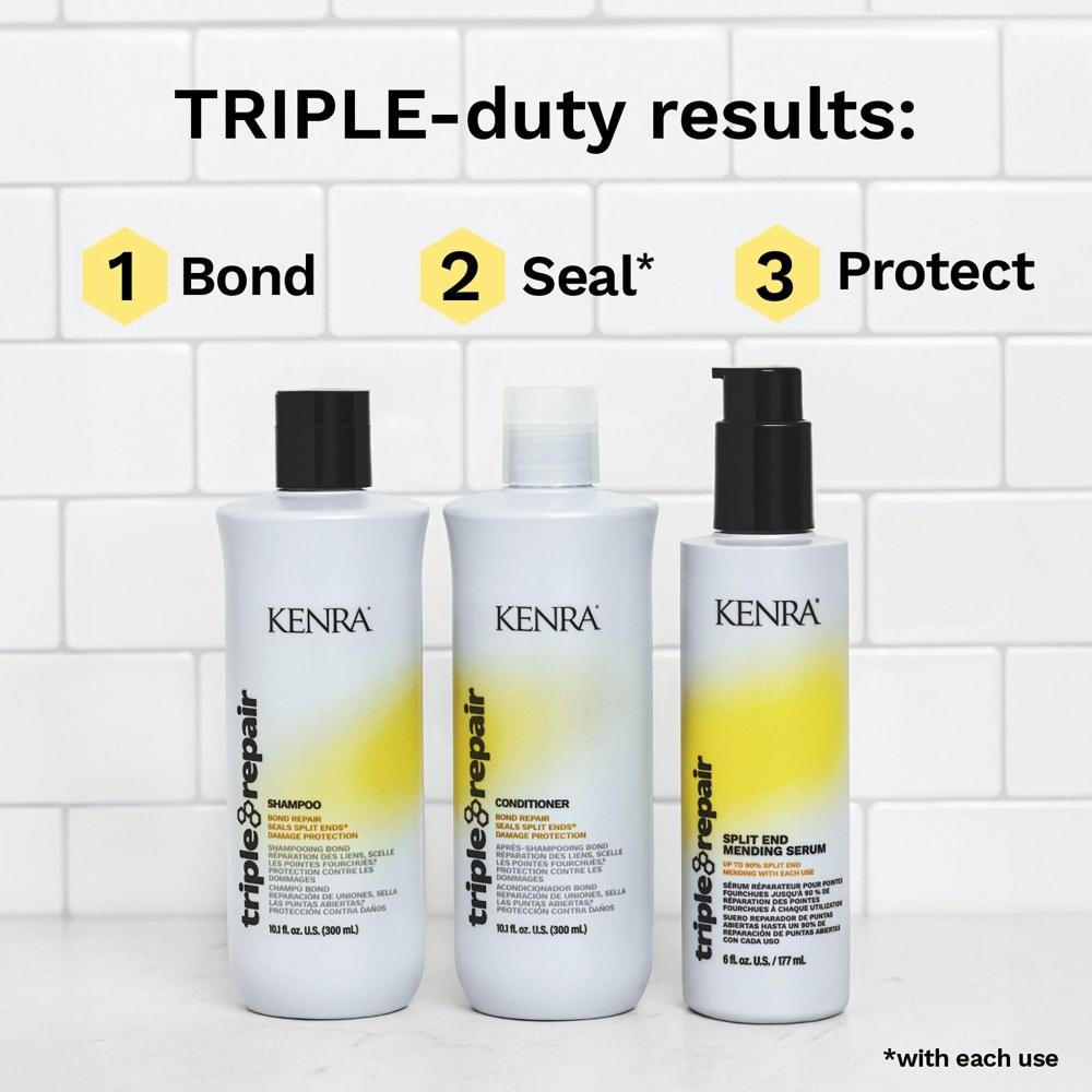 Kenra Professional Triple Repair Conditioner Bonding For Damaged Hair 10.1 Oz