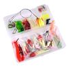 Carbon Steel Fishing Lures Kit Multifunction Topwater Bait Rigs Reusable Spinnerbaits Set for Outdoor Fishing Accessories Tool