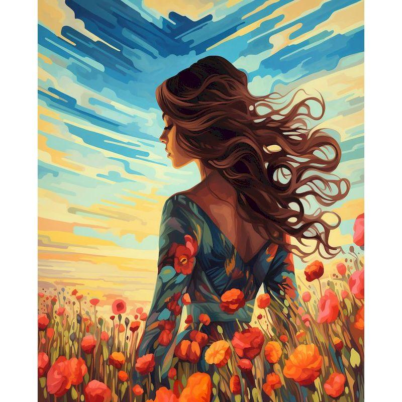 GATYZTORY Picture By Number Girl Kits Home Decor Painting By Numbers Figure Drawing On Canvas HandPainted Art DIY Gift