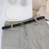 Double D Pin Buckle Women'S Design Thin Belt Women'S Skirt Decorative Jeans Belt 5 Colors Optional