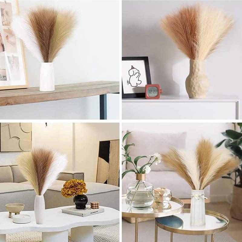 5/15 sztuk Suszone Trawy Pampasowe Bukiet, Boho Dekoracja Stołu, na Wesele, Do Domu, Rustykalne Przyjęcie, Dekoracje Na Baby Shower