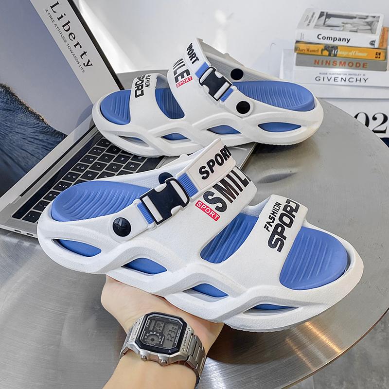 New Men's Massage Slippers Indoor Outdoor Sandals Beach Comfortable Soft Slides Clogs Casual Shoes Men Women Home Slippers