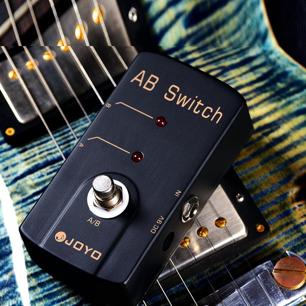 JOYO JF-30 AB SWITCH A/B Line Selector Pedal 2 Output Effects Switch Guitar Pedal in Loop A Directly to Line B Function