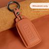 Genuine Leather Key Cover for Mitsubishi Outlander ASX Pajero Sport Eclipse Cross Premium Key Case