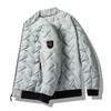 Mens Stand Collar Short Cotton Padded Jacket Trendy Thick Warm Winter Coat Teens