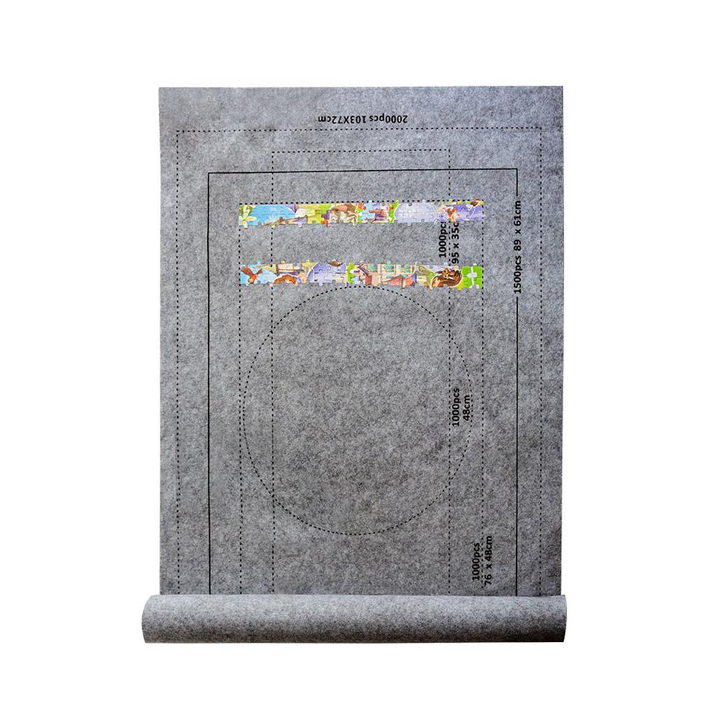 Large Puzzle Mat for Dedicated Jigsaw Enthusiasts Providing Convenient Storage and Travel Streamline Puzzle Experience
