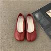 Japansk Stil2025Sko Dame Koselige Skinnballerinaer Splitthov Tå Loafers Femme Mary Jeans Mocasines Damesko