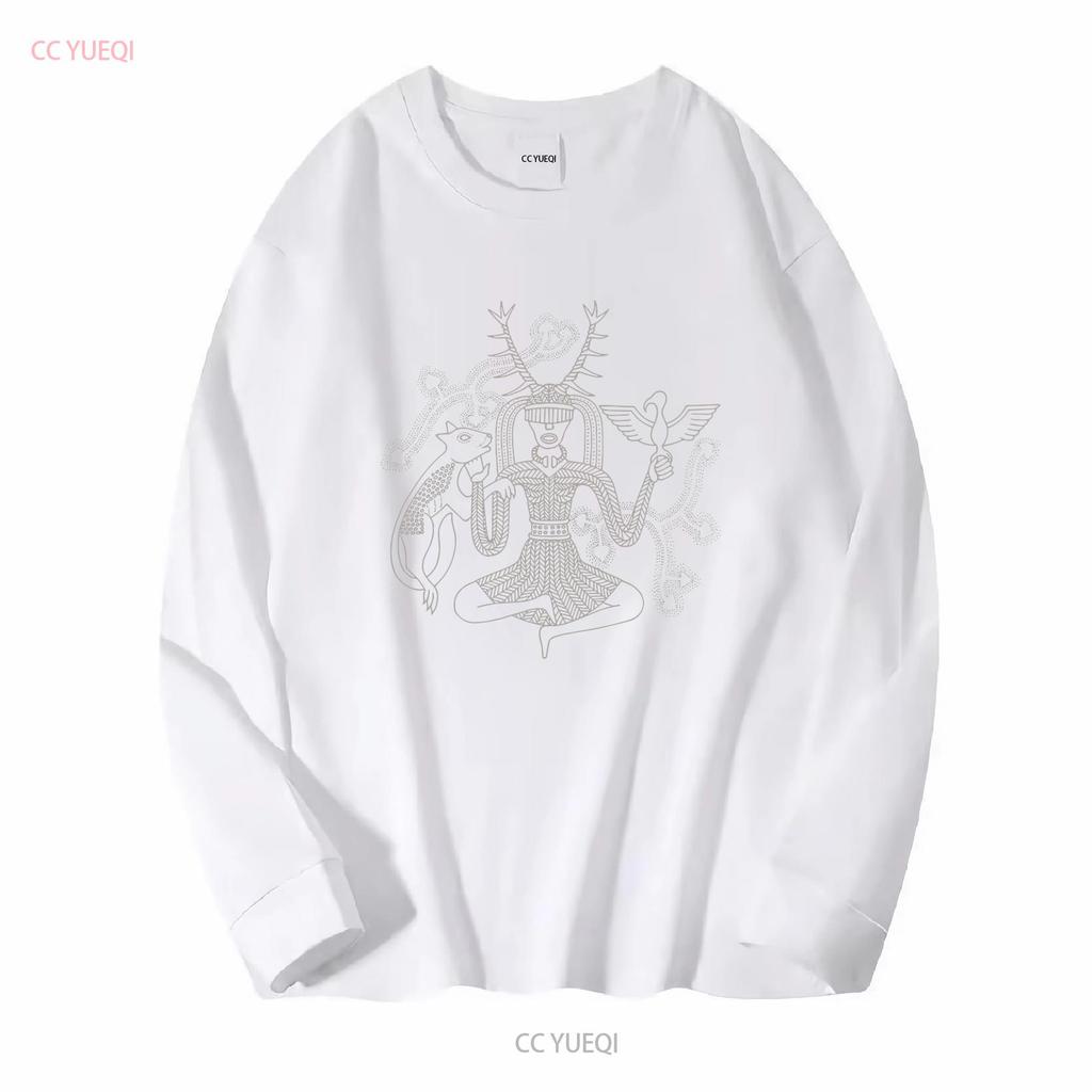 Omezené NWT Heilung Cernunina Futha Lidová Hudba Retro Logo Tričko S 4XL dlouhý nebo krátký rukáv vintage Vyprané Unisex Pohodlné