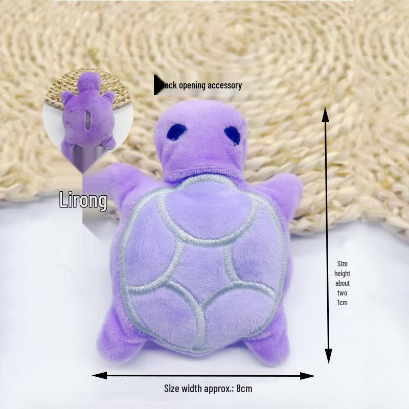 DIY Jewelry & Accessories: Plush Turtle Pendants and Brooches for Shoes, Hats, and Bags.