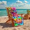 Personalized customized proof beach towel with Gorilla Tag pattern - soft, absorbent,quick-drying,perfect swimming,camping&bathing