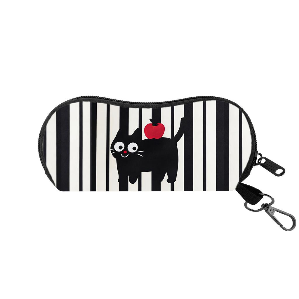 Eyeglasses Case Vibrant Travel Glasses Case Sunglasses Pouch  Glasses Holder With Carabiner For Keychains Travel Gift For