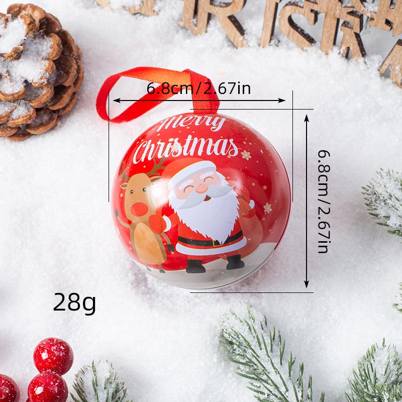 Creative Elf Ball Christmas Ornament Candy Box Pendant