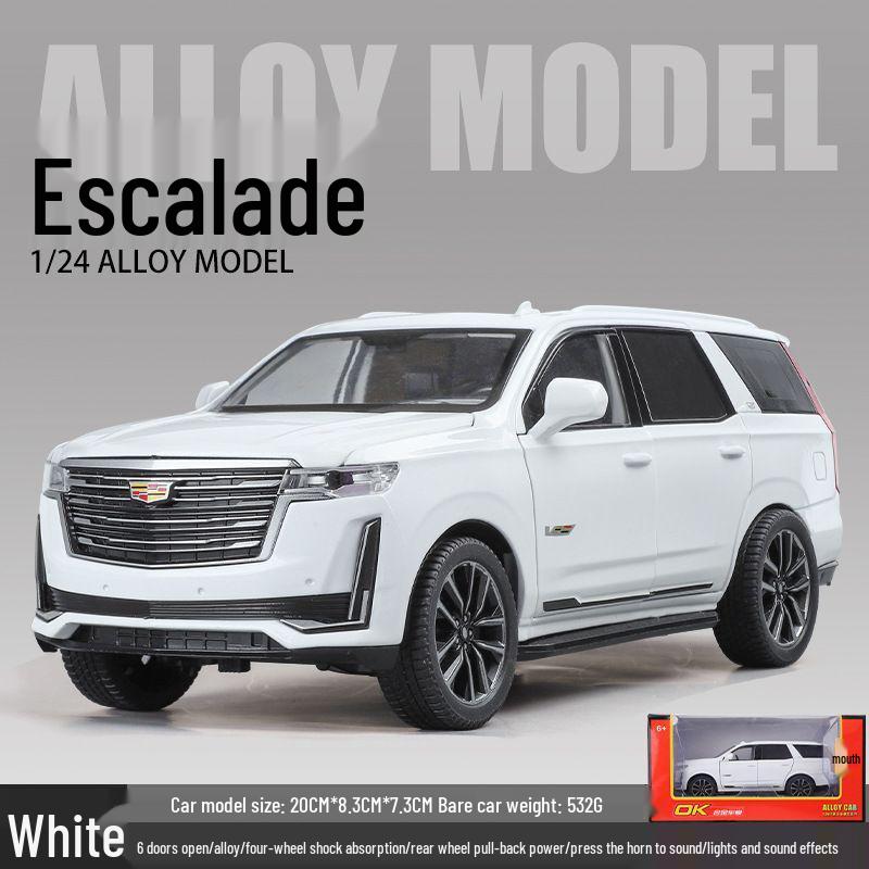 Cadillac Escalade внедорожник литая модель игрушечная машина для детей - инерционная игрушка, коллекционный подарок