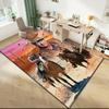 1pc John Wayne's vintage cowboy poster Carpet Rug for Living Room Bedroom Home Sofa Decoration,Kids play Non-slip Floor Mat