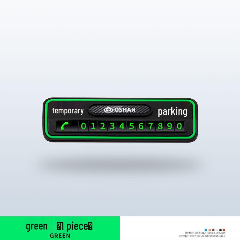 Luminous Creative Temporary Parking Card for Oshan Models: X70A, Z6, X5, Keshang, X7PLUS