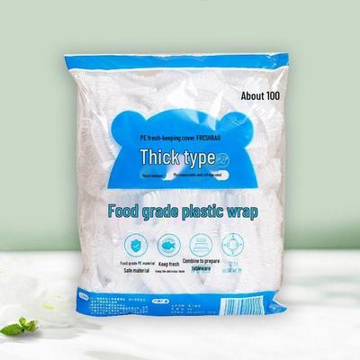 Multipurpose Disposable PE Cling Film Bowl Covers - Anti-Odor & Dustproof