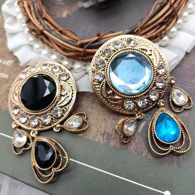 Hot-Selling Style Retro Atmospheric Water Drop Brooch Versatile Fashion Brooch