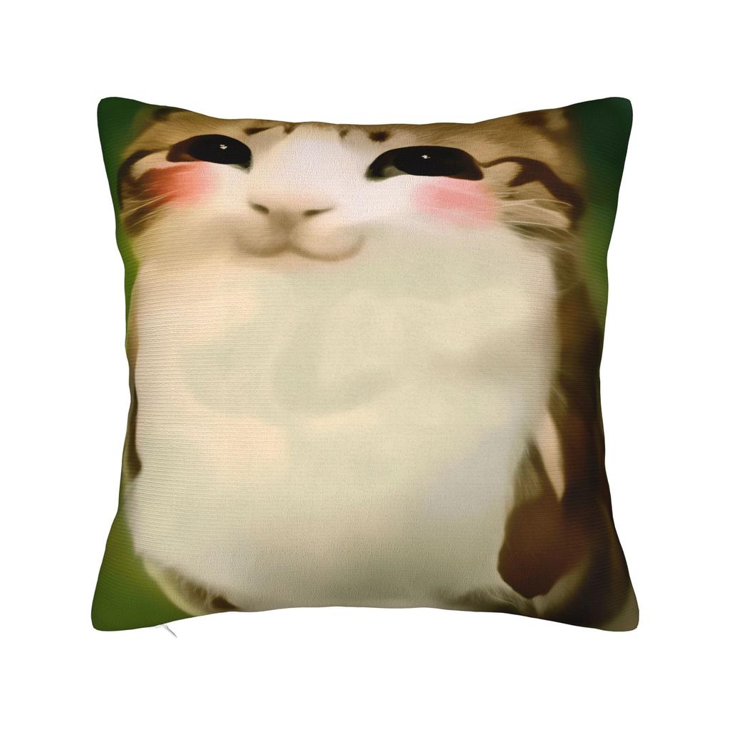 Povlak na polštář Meowl Kočka Sova Meme Pohodlný Potah na polštář na pohovku Domácí dekorace Moderní povlaky na polštáře