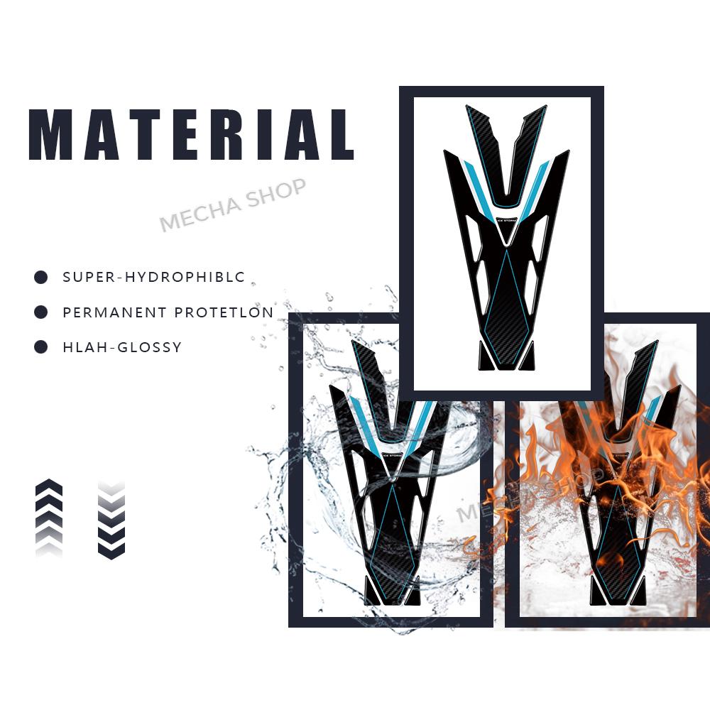 Motorcycle Fuel Tank Pad Stickers 3D Tank Protection Decals Waterproof For MT-07 MT 07 2025