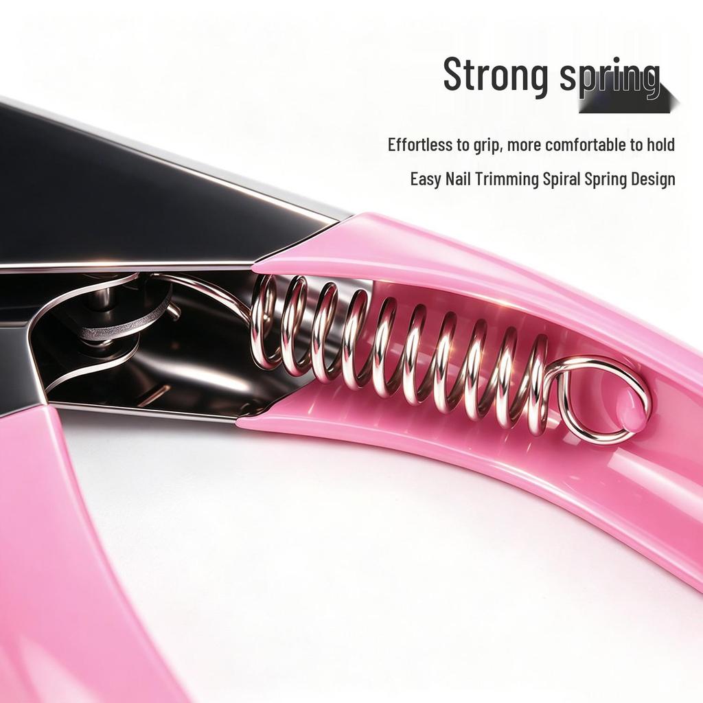 U-Shaped Sharp Nail Clipper for Crystal Gel Nail Extensions and French Nail Shaping