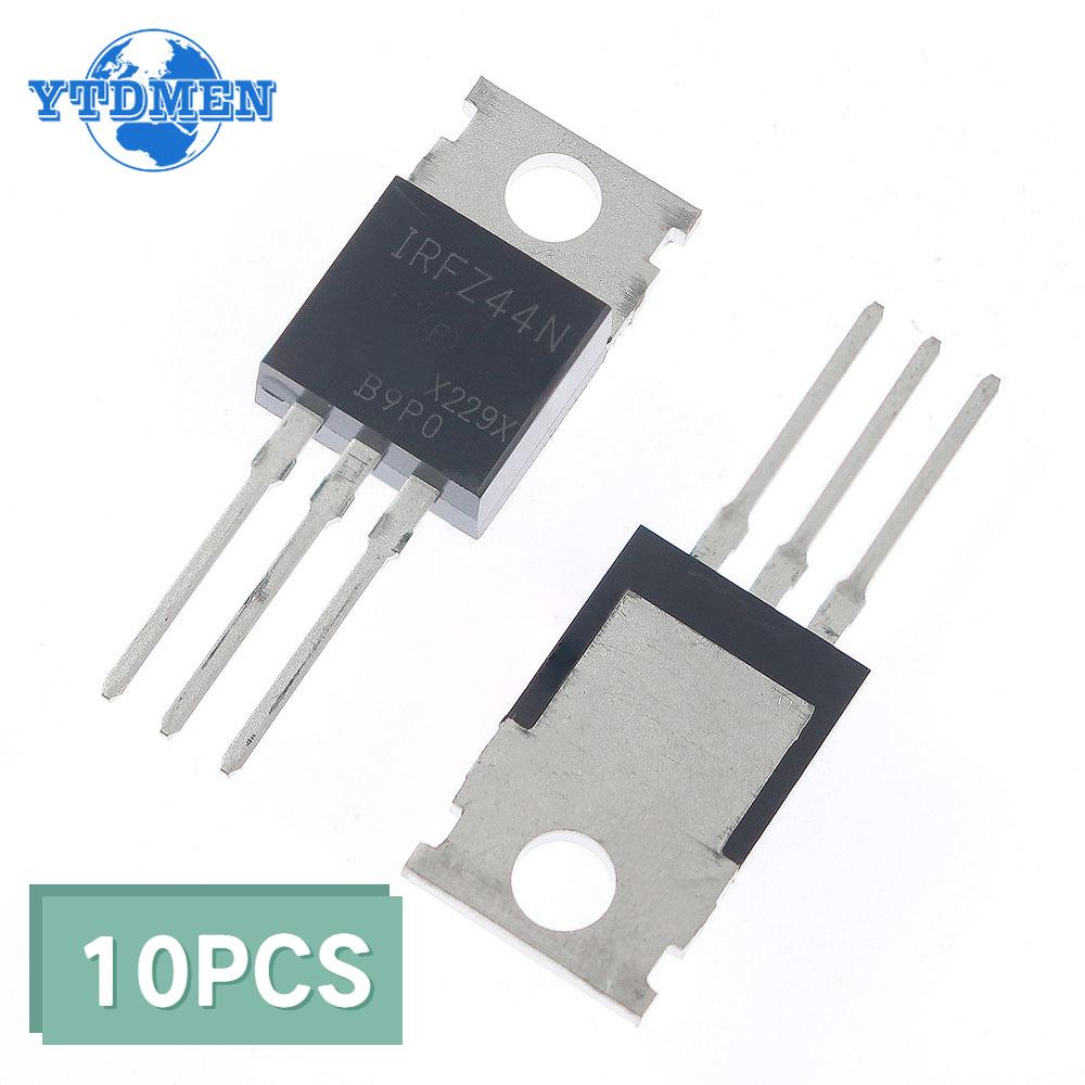 5/10/25PCS Mosfet IRFZ44N TO220 Transistor Kit IRFZ44NPBF TO-220 High Power Transistors IRFZ44 49A 55V Field Effect Transistor