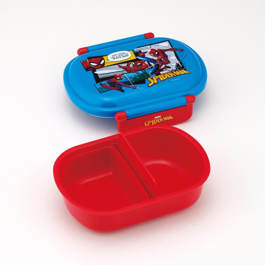 Skater Kids Bento Box 360ml Spider-Man Fluffy Lid Japan Made Lunch Box One Tier Dishwasher Microwave Safe Boys QAF2BAAG-A