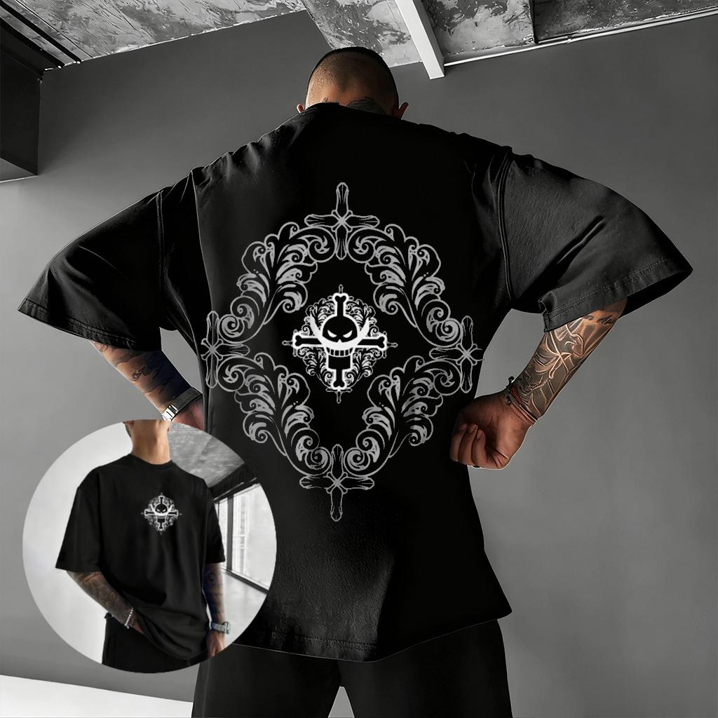 

Oversized One Piece Anime T Shirt Men Women Y2k Clothes Cotton Short Sleeve Tops Graphic Tee Casual Streetwear 2026 Summer New 4XL
