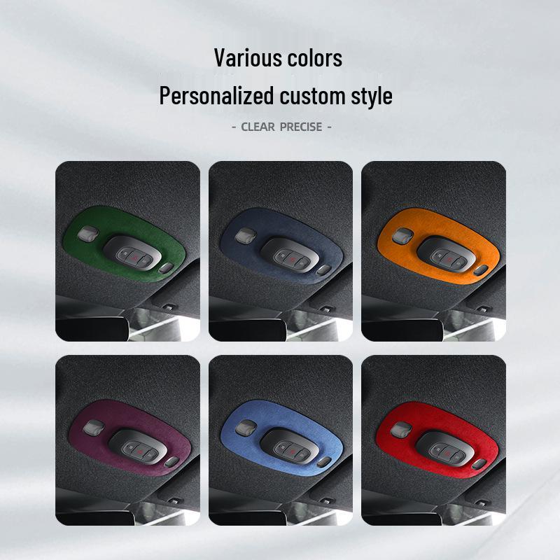 SU7 Alcantara Suede Reading Light Ultra-Thin Interior Decoration Sticker