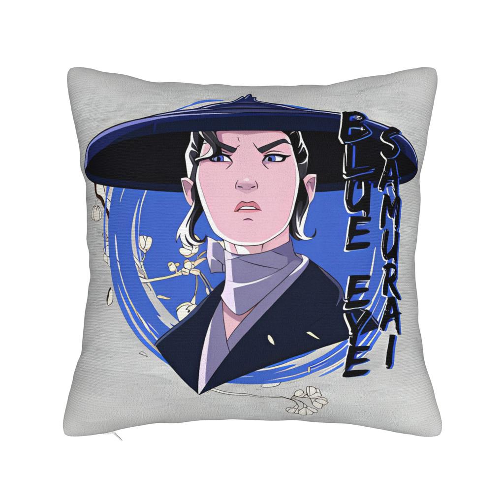 Blue Eye Samurai Art Merch Pillow Case Design Pillow Cover For Wedding Party Home Decor Retro Trendy Pillowcases