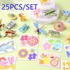 25PCS 3D Insect Paper Puzzles No Repeated Pieces, DIY Educational Assembly Toy for Kids, Early Learning Montessori Craft
