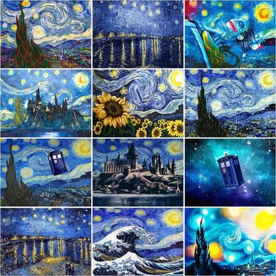 5D Diamond Painting Scenery New Arrival Landscape Diamond Mosaic Cartoon Home Wall Decor
