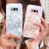 A Twinkling Little Pearl For Samsung S25 S25 Edge S25Ultra S8 9 S10 20 U Ltra S21 Pro 22 Plus S23 FE S24 Ultra Glass Phone Case