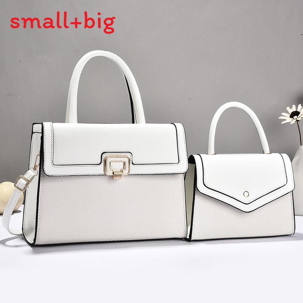 Womens Handbag Combo Pu Casual Lock Closure With Inner Pockets For Work