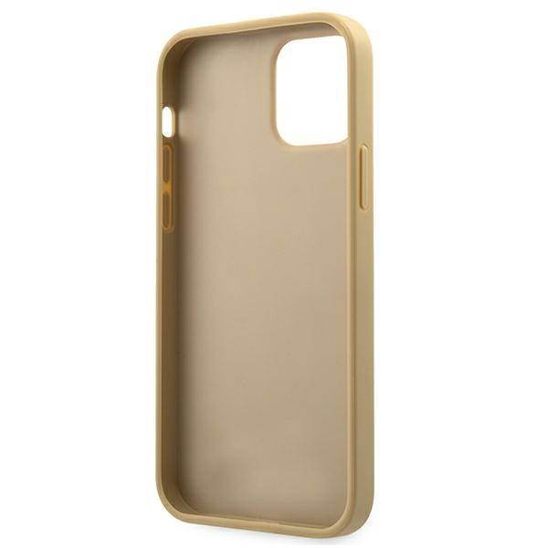 Guess Guhcp12Spuvqtmlbe Iphone12 Mini 5,4 Złoty/Gold Hardcase V-Quilted Collection