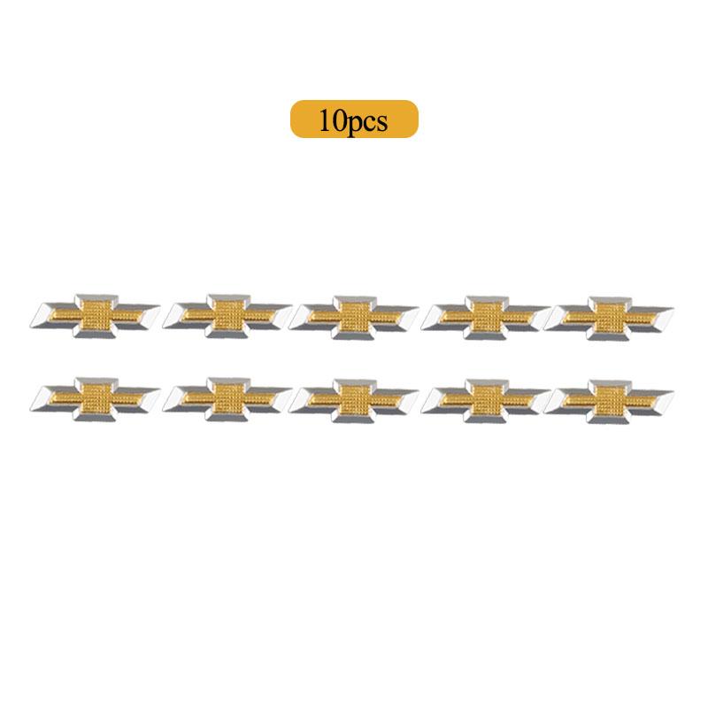 5/10Pcs Aluminum Car Remote Key Stickers Logo Decals For Chevrolet Avalanche Orlando Kalos Equinox Groove Volt Lacetti Trax Niva