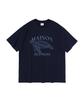 ROIDESROIS Maison Turtle Graphic Short Sleeve T-Shirt (Navy)