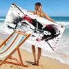 Lady Gaga Print Beach Towel, Large Soft Quick Dry Towel for Beach Camping Swimming