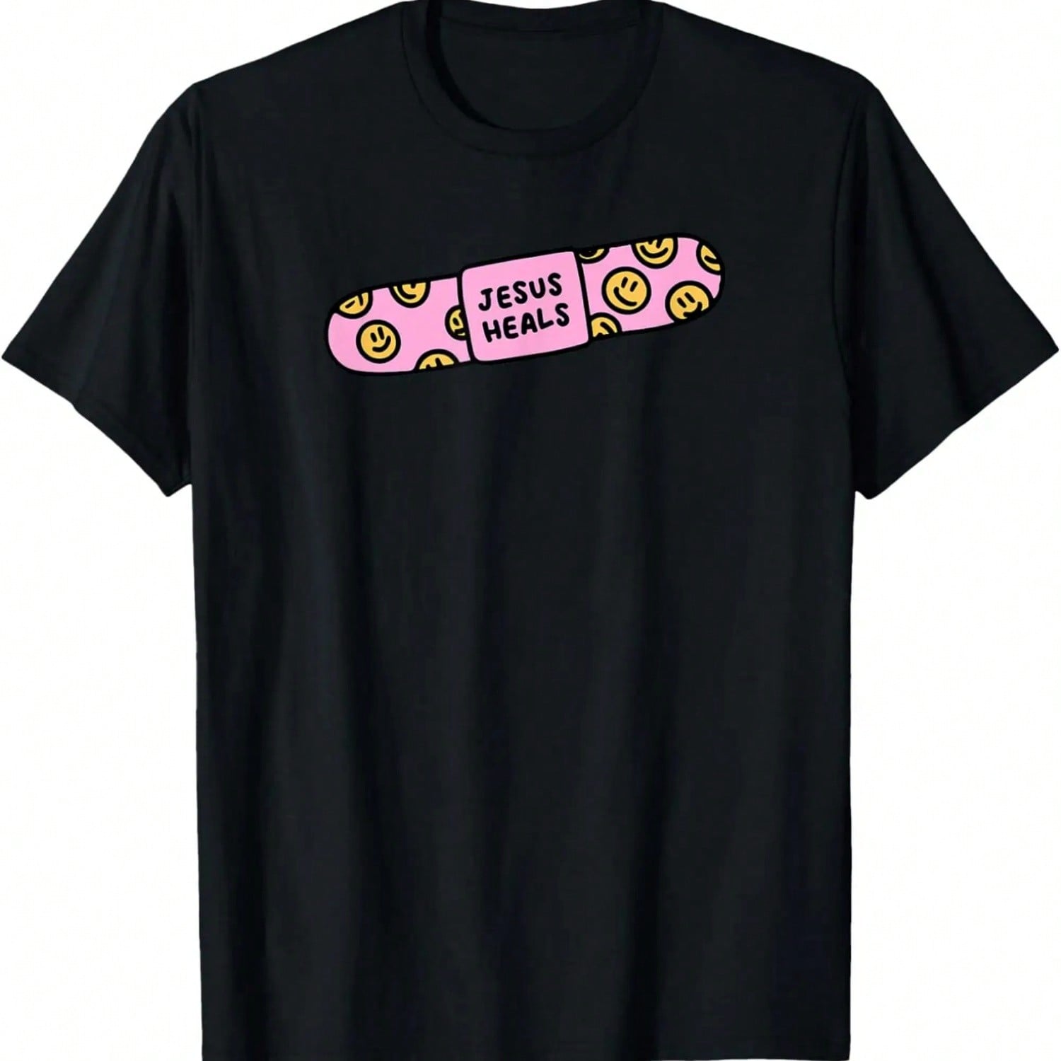 Jesus Heal Funny Faith Healer Healing T-Shirt S разноцветный