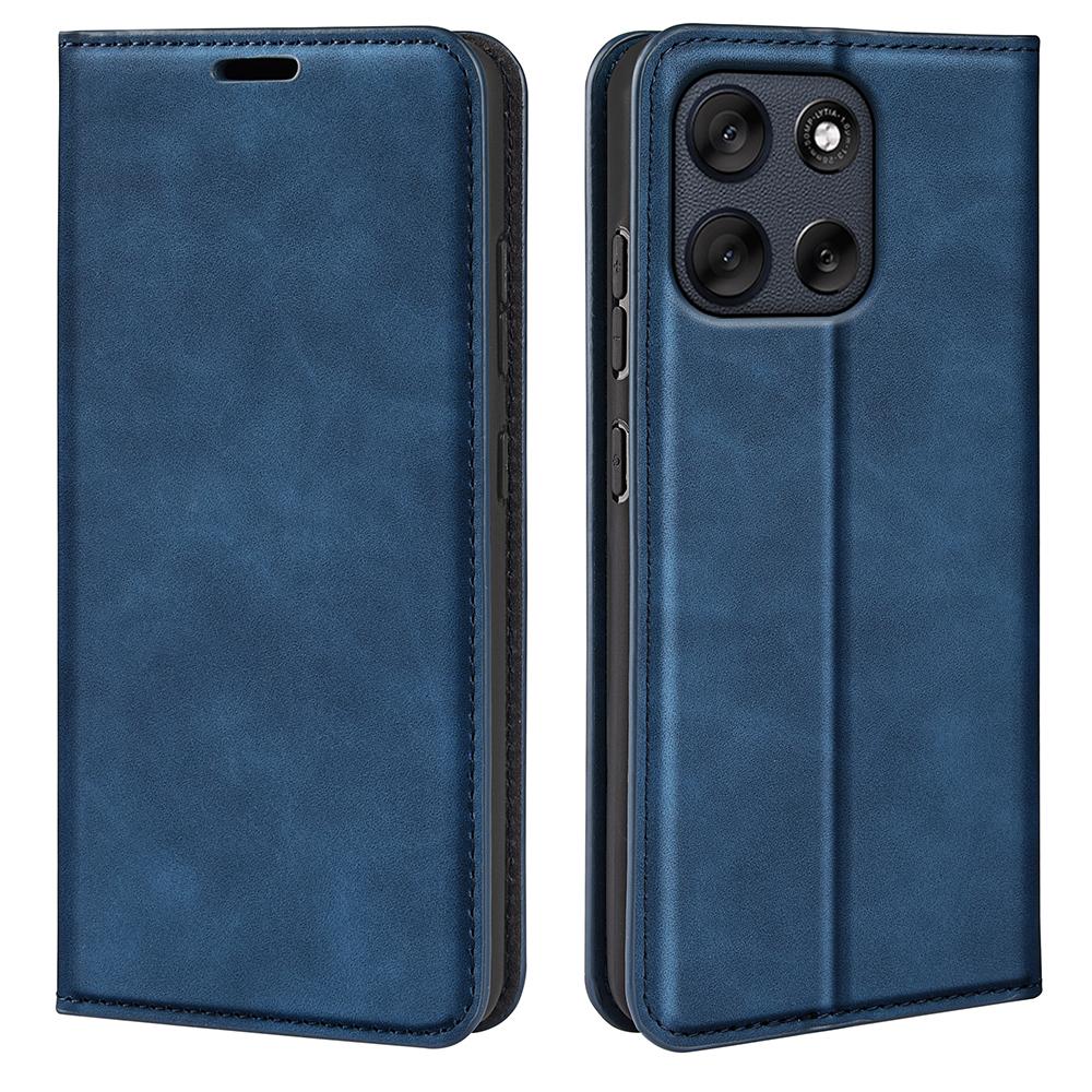 

For Motorola Moto G56 5G Case Skin Touch Leather Wallet Phone Cover C