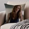 J-Jenna Sommers Tv Drama Peripheral Cushion Cover Pillowcase Anti-Dustmite Invisible Zipper Short Plush Sofa Cushion