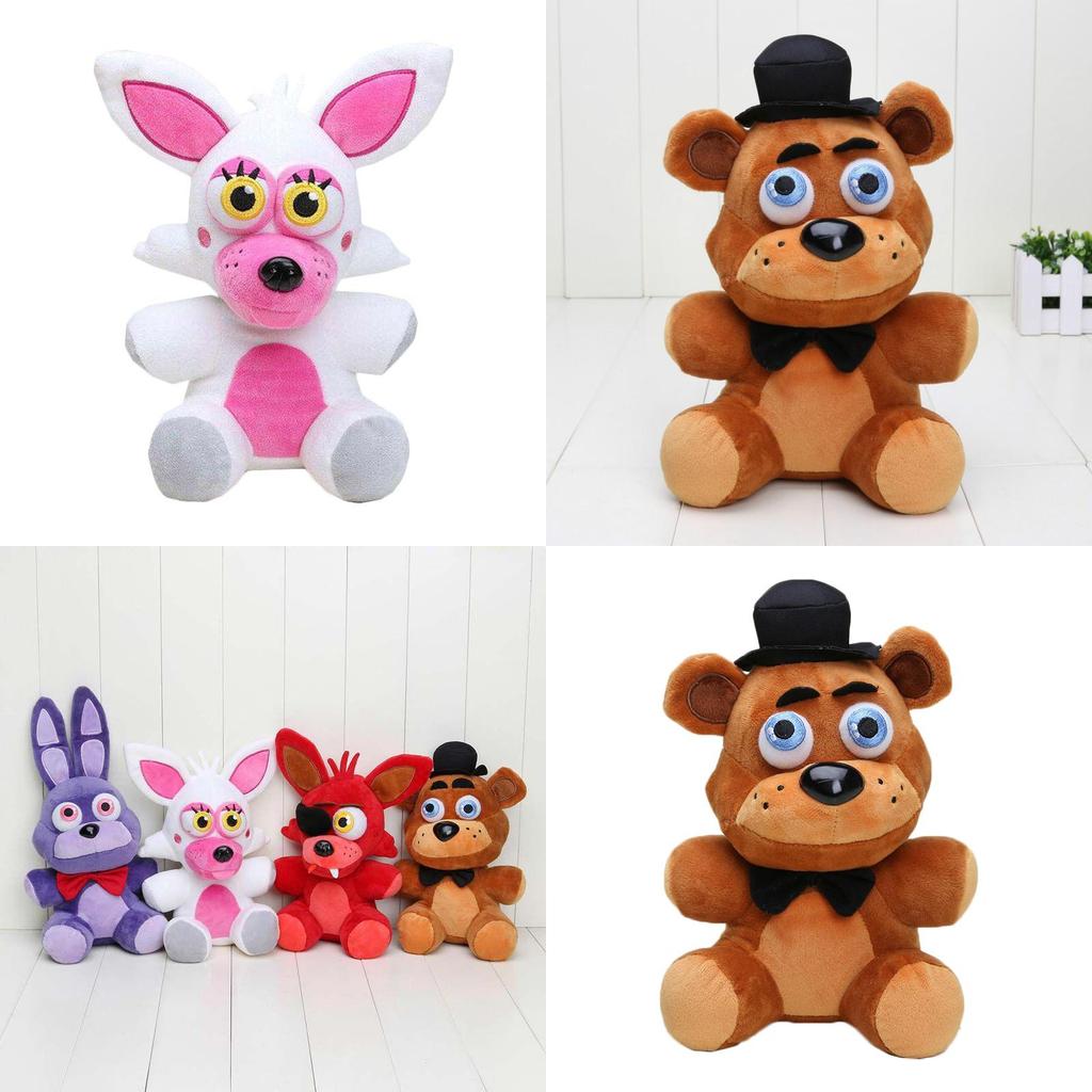Adorable Five Nights At Freddy's Plush Toy Bear Fox Bonnie Golden For Kids Home Decor