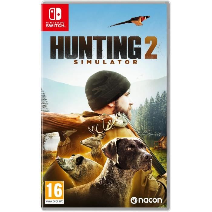 Jeu de simulation de chasse - Hunting Simulator 2 - Switch - 16 ans et plus - Noir - 1 cm de hauteur