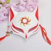 Japanese Cat Half Face Mask, Fox Kitsune Cosplay Anime Masquerade Decorative Hanging