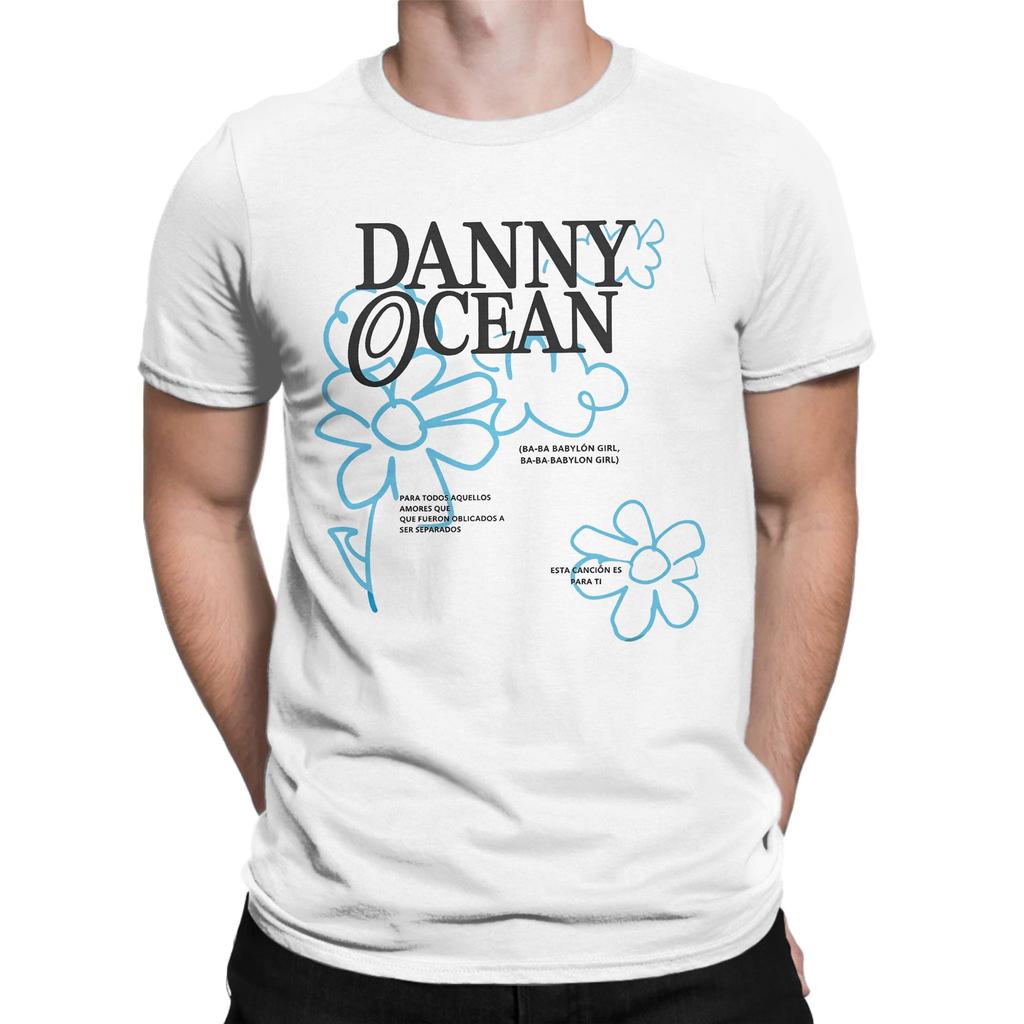 Rapper Danny Ocean Album TShirts Men  Casual 100 Cotton Tees Round Neck Short Sleeve T Shirts 4XL 5XL 6XL Clothes