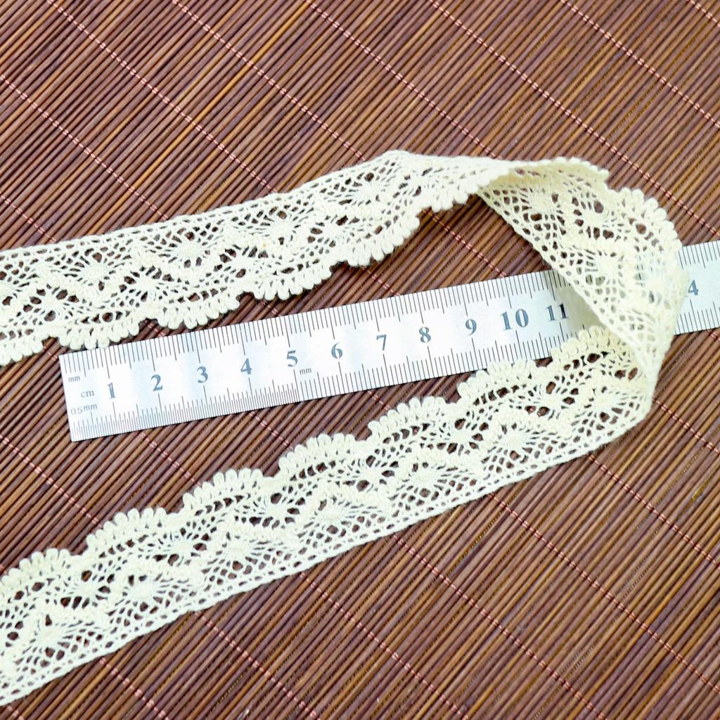 Cotton Thread Woven Lace Accessories Lace Edge Diy Handmade Clothes Tablecloth Sofa Bedding Curtain Fabric Materials