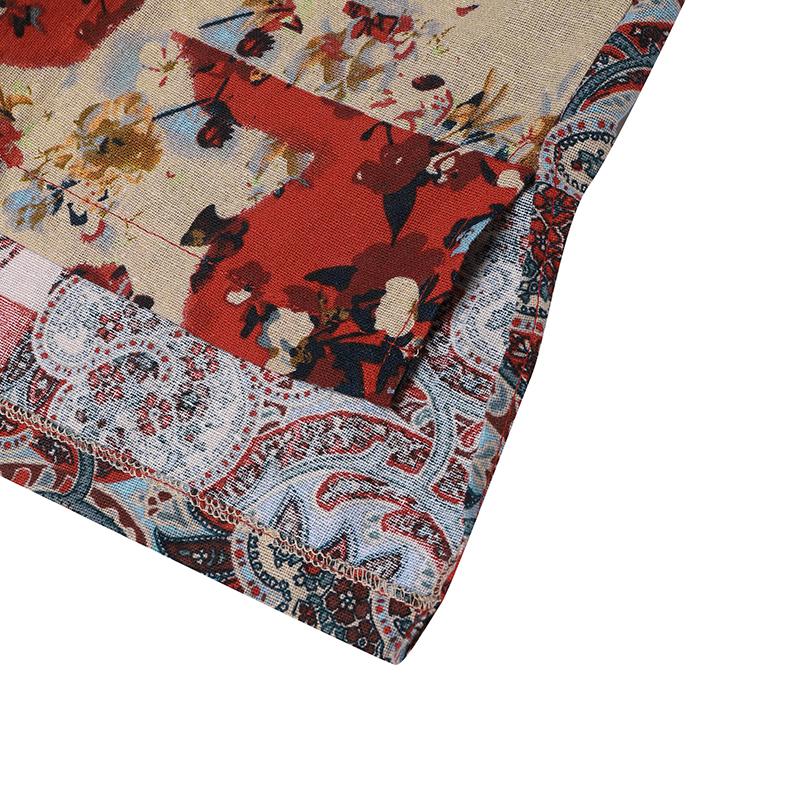 ZANZEA Sukienki damskie z krótkim rękawem i kieszeniami, z nadrukiem i guzikami