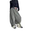 2024 Unisex Retro Scimitar Silhouette Wide-Leg Casual Overalls